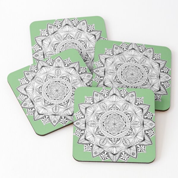 Item preview, Hand drawn mandala - secret garden designed and sold by Augras-art.
