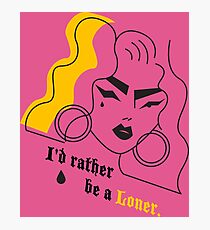 Loner. Photographic Print