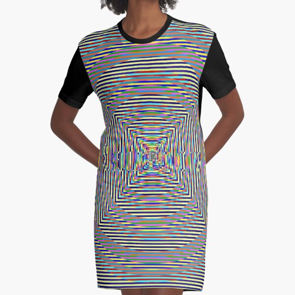 Motif, Visual arts, Psychedelic art Graphic T-Shirt Dress