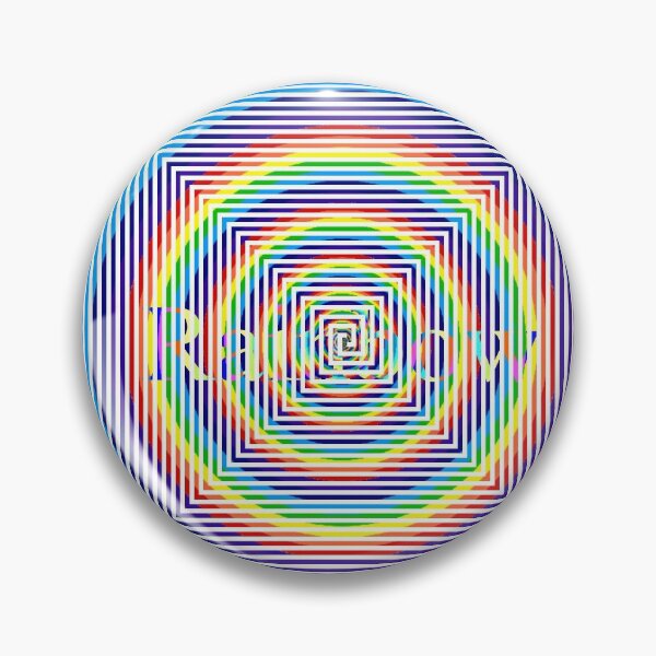 Circle, Psychedelic art Pin