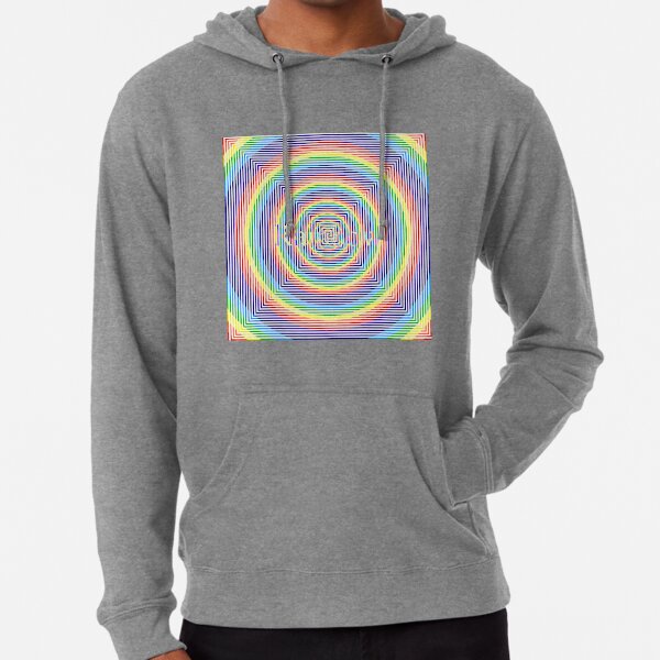 Circle, Psychedelic art Lightweight Hoodie