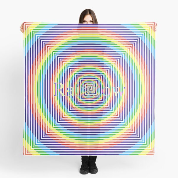 Circle, Psychedelic art Scarf