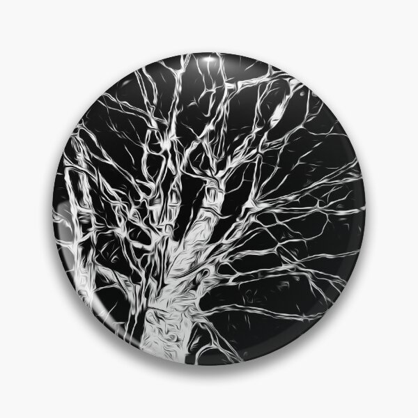 Item preview, Fiery Swirl Tree - Monochrome B/W designed and sold by Olympia Ellinas.