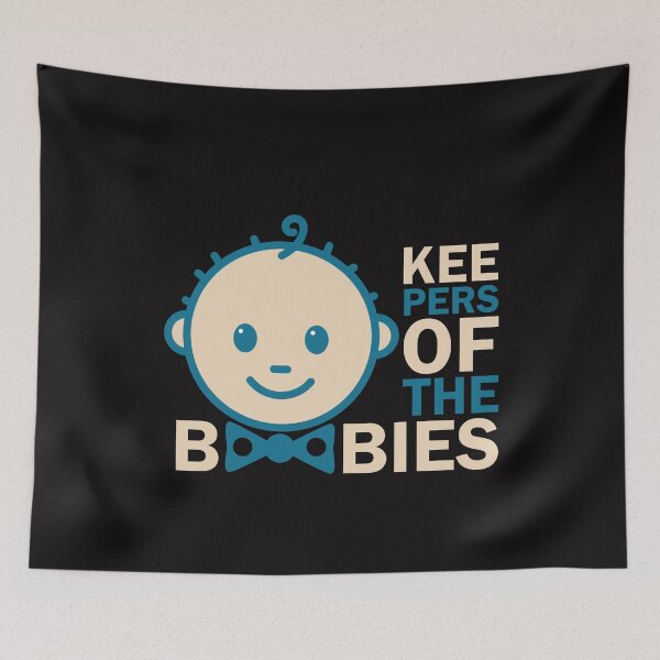 Item preview, pregnant - keepers of the boobies designed and sold by Schmuddelshirt.