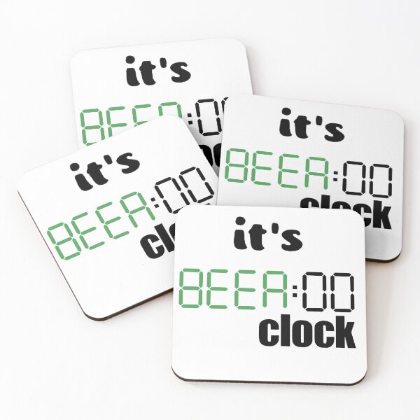 Item preview, it's beer o clock design designed and sold by Tijn-W-B.