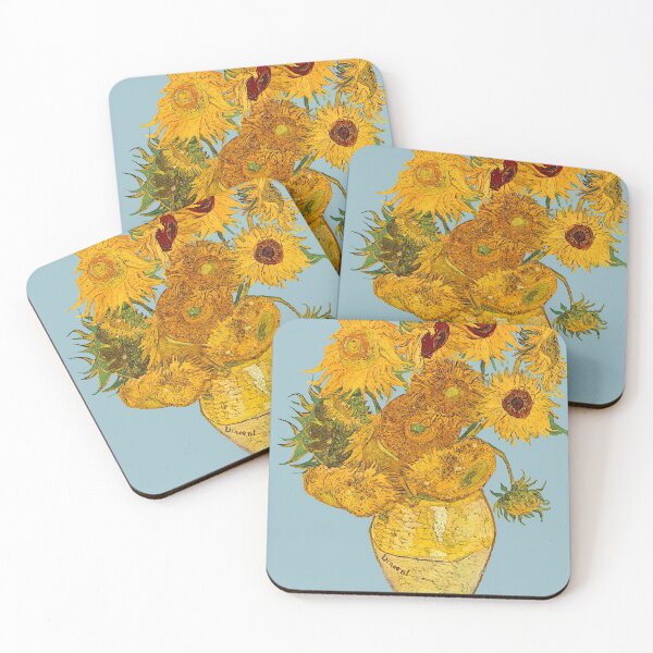Item preview, Sunflowers Vincent Van Gogh Masterpiece Vase Impressionist Art Painting  designed and sold by dmr studio.