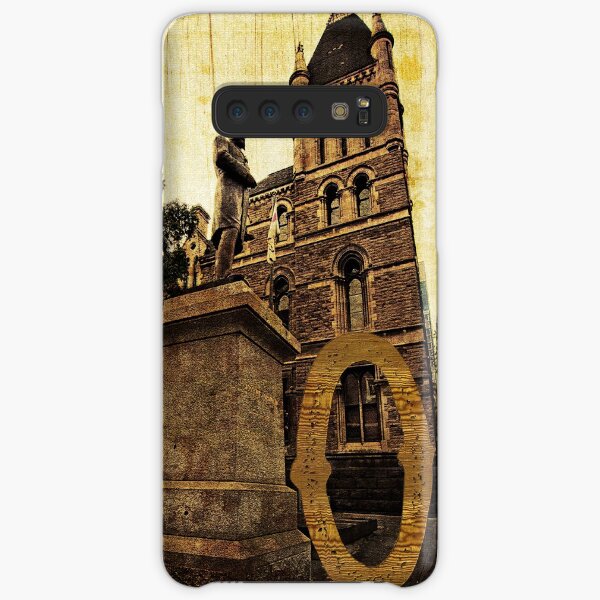 Grungy Melbourne Australia Alphabet Letter O Francis Ormond Statue Samsung Galaxy Snap Case