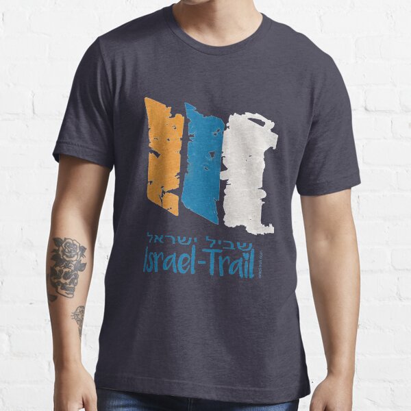 Israel National Trail Shvil Israel Wegmarkierung blau Essential T-Shirt
