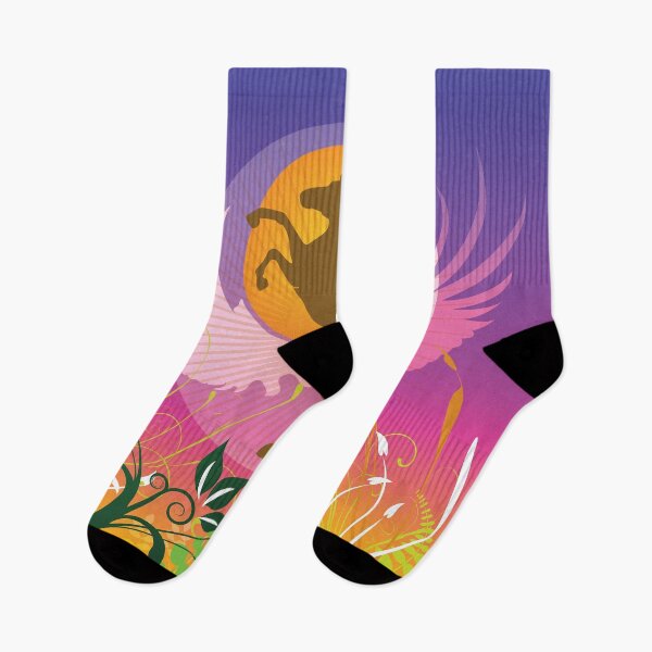 Item preview, Purple Horse Sunset Garden designed and sold by Waves.