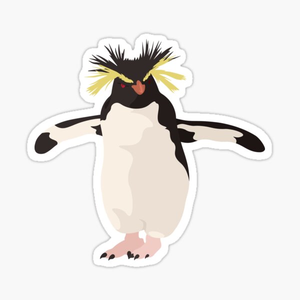 Item preview, Rockhopper Penguin - Eudyptes chrysocome designed and sold by Emma Pardini.
