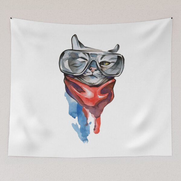 Item preview, cat with sun glass designed and sold by tejaltank.