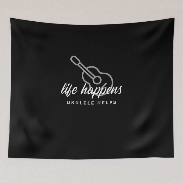 Item preview, Life Happens Ukulele Helps designed and sold by joabaj.