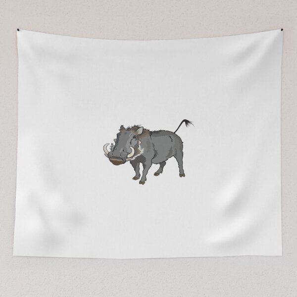 Item preview, Retro Wild Boar Warthog Design designed and sold by merchhost.