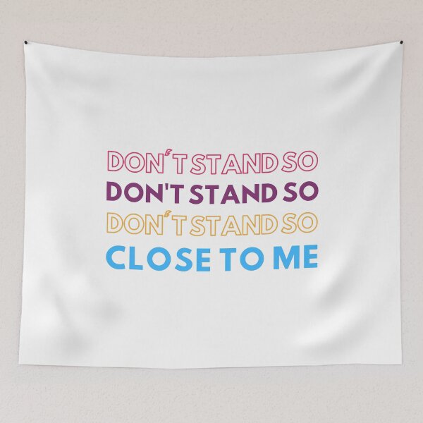 Item preview, Don't Stand So Close to Me Mask - Face Mask designed and sold by YourgiftShop.