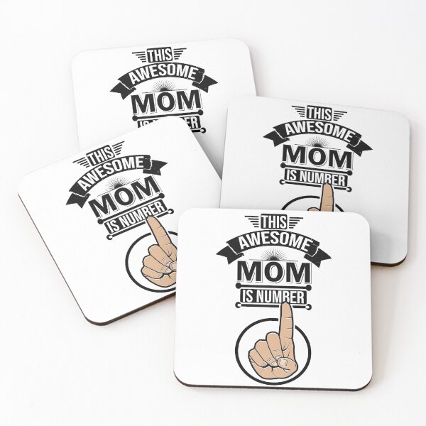 Item preview, My mom is number 1! designed and sold by Cutebutfunny.