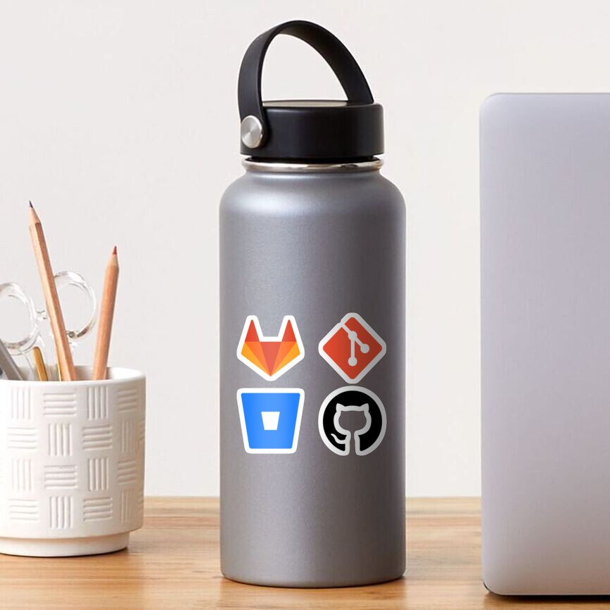 Git Logo Set Sticker