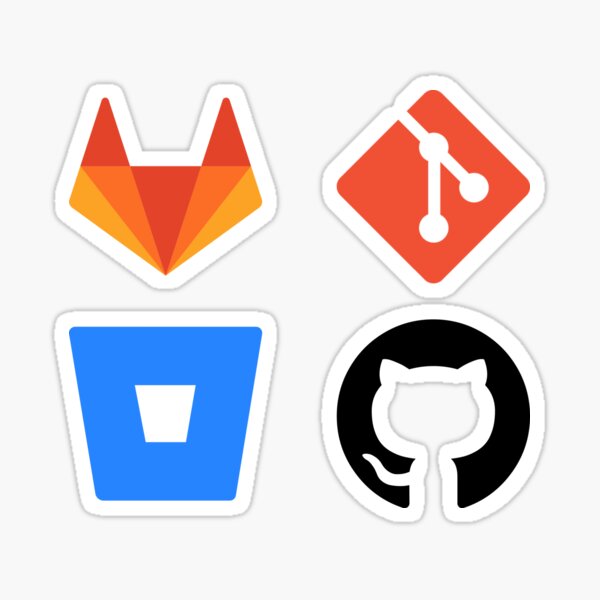 Git Logo Set Sticker