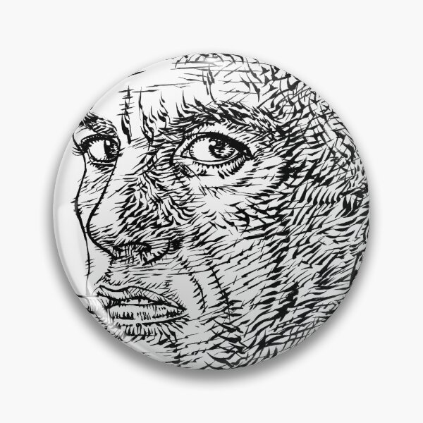 Item preview, VLADIMIR MAYAKOVSKY ink portrait.1 designed and sold by lautir.