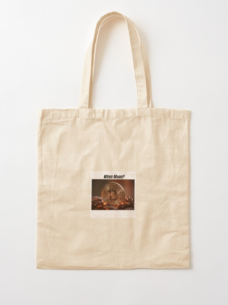 New Era When Moon Tote Bag By Artisticmindset Redbubble