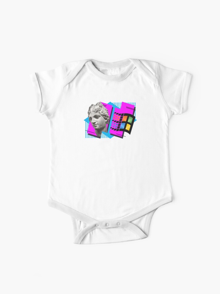 Windows XP vaporwave Baby One-Piece by Omeris