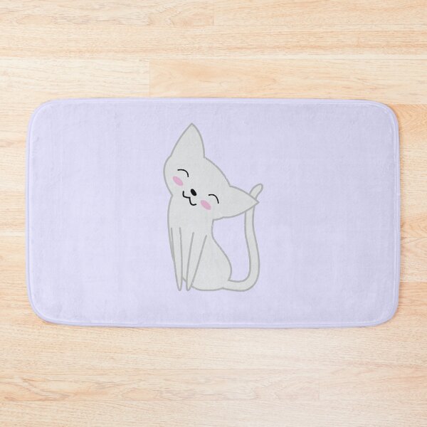 Item preview, Cute White Cat designed and sold by SubtleSplit.