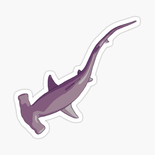 Shark Series - Let’s Play In The Dark - No Text Sticker