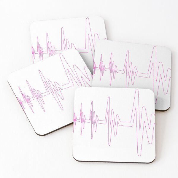 Item preview, Heartbeat pink designed and sold by frankuffmann.