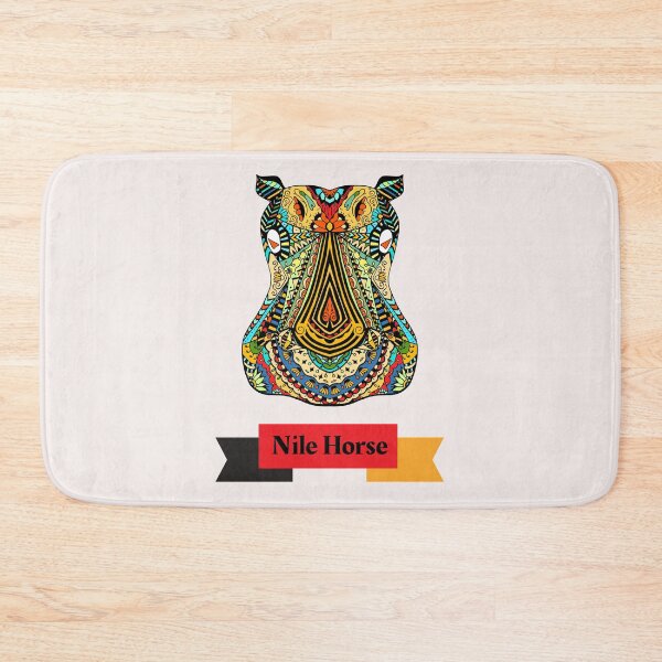 Item preview, Hippo Nilpferd Nile Horse Zentangle German Wordplay  designed and sold by Time4German.