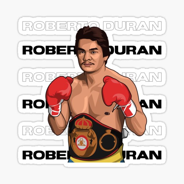 &ldquo;Roberto Duran&rdquo; Sticker by footydezigns | Redbubble