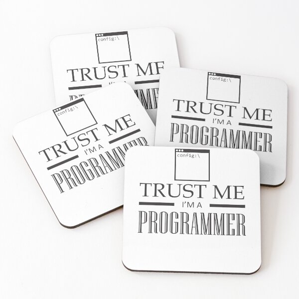 Item preview, Trust me I'm a programmer designed and sold by Schmuddelshirt.