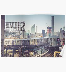 7 Train and Silvercup Studios Poster