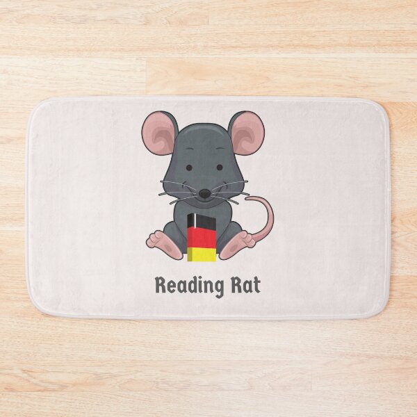 Item preview, Leseratte Bookworm Reading Rat German Book Wordplay  designed and sold by Time4German.