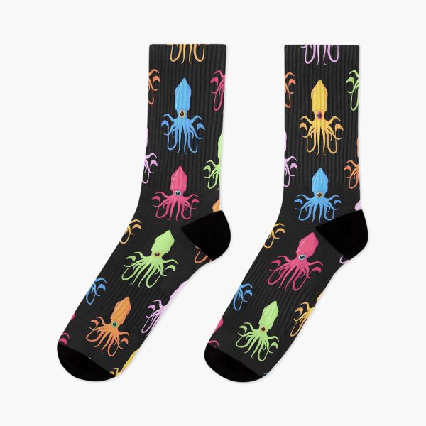 Item preview, Cute Colourful Cephalopod Black designed and sold by animinimal.
