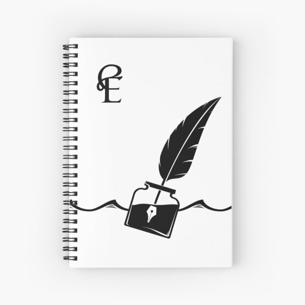 sometimes it's like throwing a bottle in the sea. But a bottle full of ink Spiral Notebook