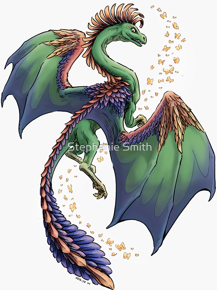 "Dragon of Summer" floating version by stephsmith
