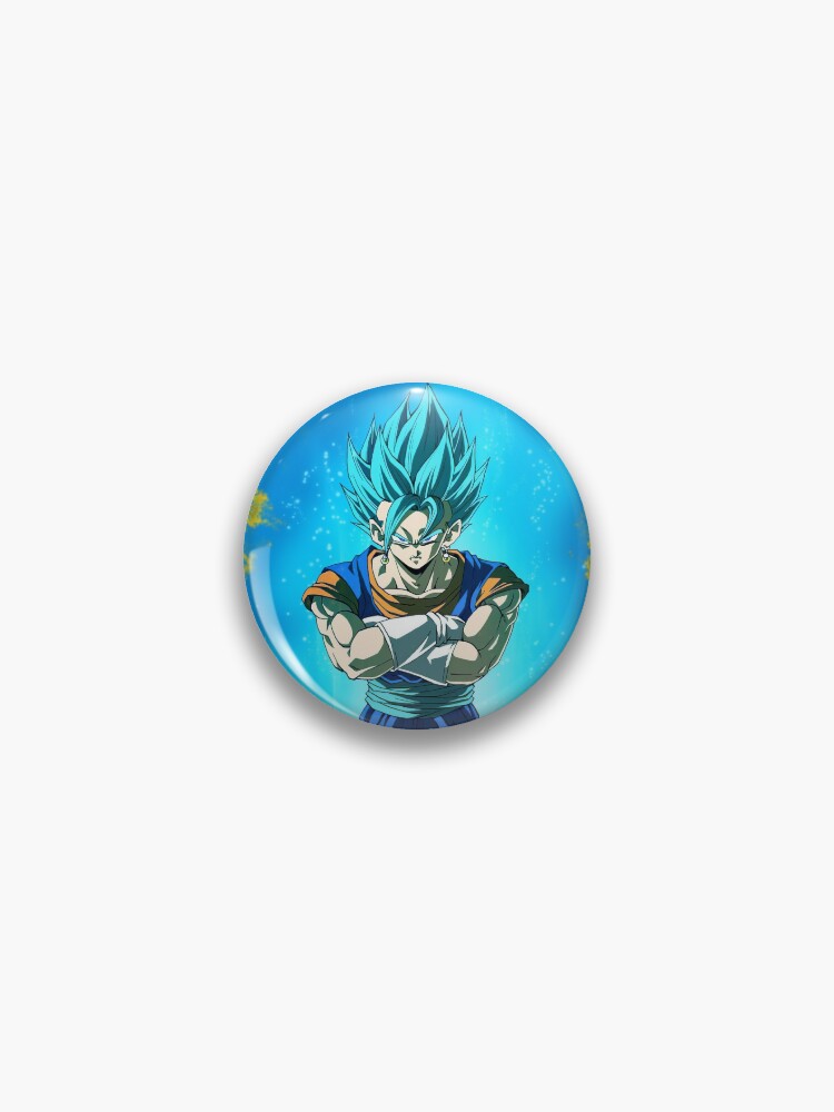 Vegito Vegetto Saiyan Blue 超サイヤ人ブルー Pin By Mr Jerichotv Redbubble