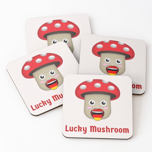 Item preview, Glückspilz Lucky Devil Lucky Mushroom German Wordplay  designed and sold by Time4German.