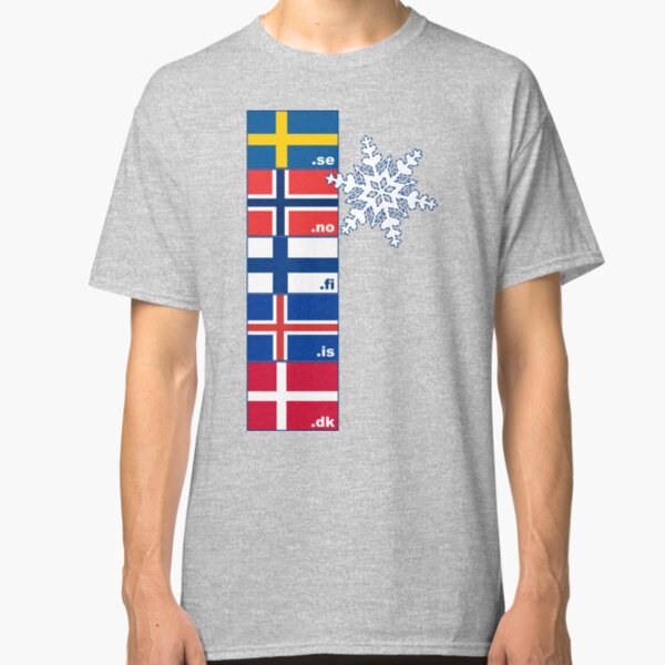 Nordic Cross Flags Classic T-Shirt