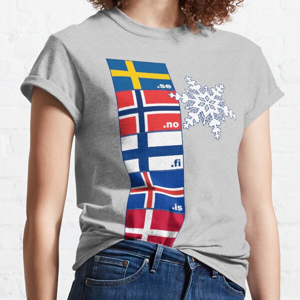 Nordic Cross Flags Classic T-Shirt