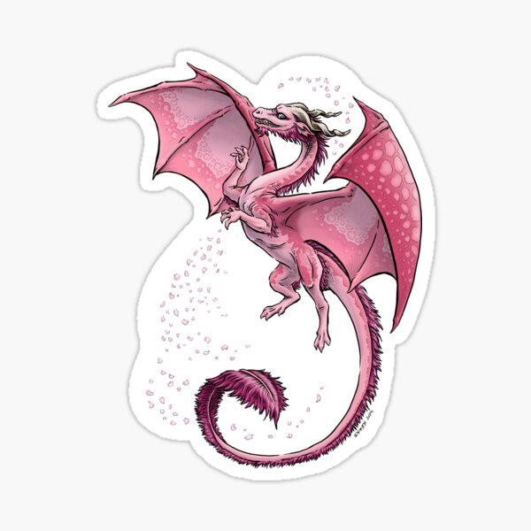The Dragon of Spring Sticker