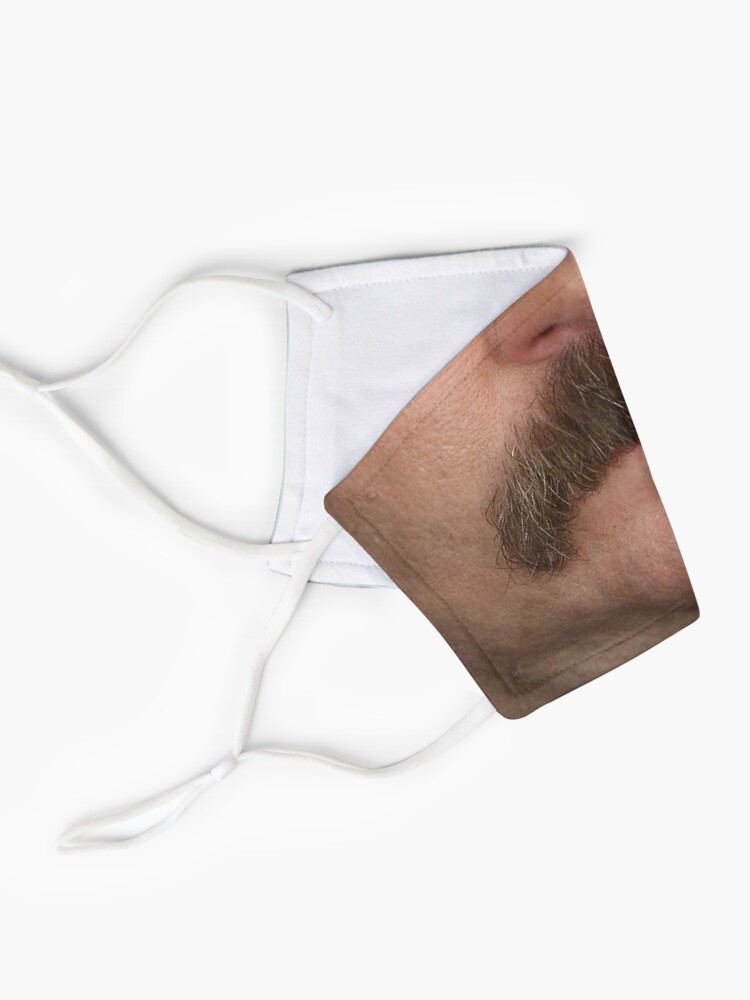 Alternate view of Ron Swanson Facemask Mask
