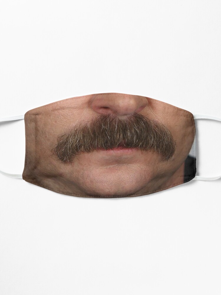 Alternate view of Ron Swanson Facemask Mask