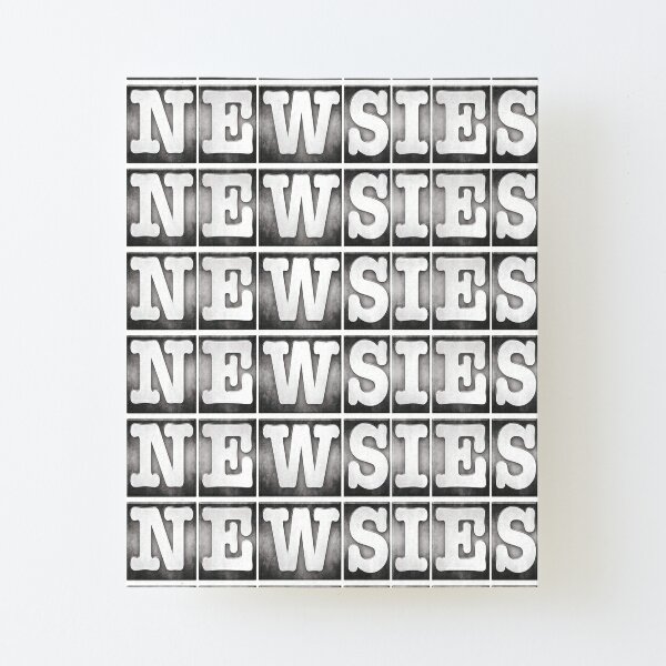 Newsies Playbill Mounted Prints Redbubble