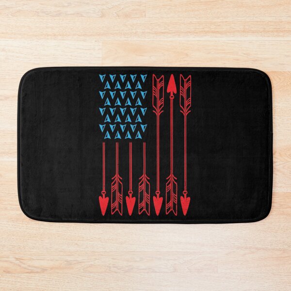 Item preview, Vintage USA Red White Archery Arrow American Flag Gift designed and sold by haselshirt.