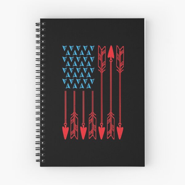 Item preview, Vintage USA Red White Archery Arrow American Flag Gift designed and sold by haselshirt.