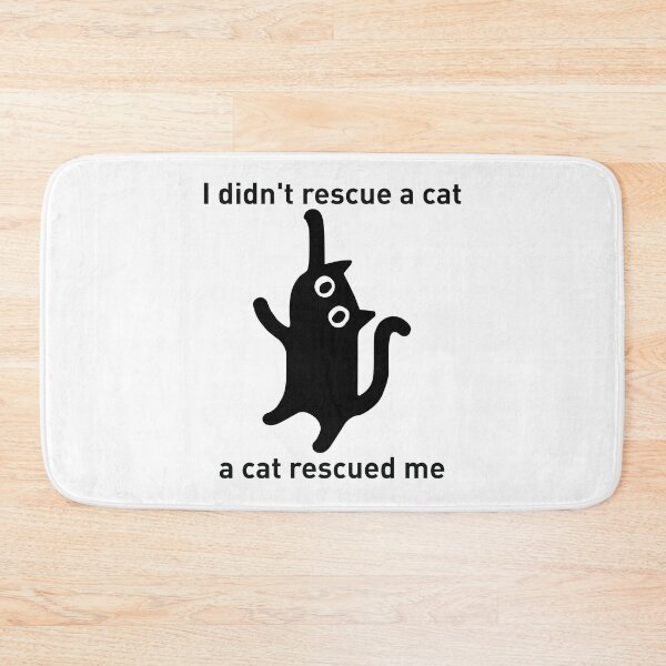Item preview, I Didn't Rescue A Cat A Cat Rescued Me Shirt / Cat Rescue Shirt / Cat Dad / Cat Mom designed and sold by jozefds.