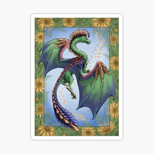 "The Dragon of Summer" Sticker