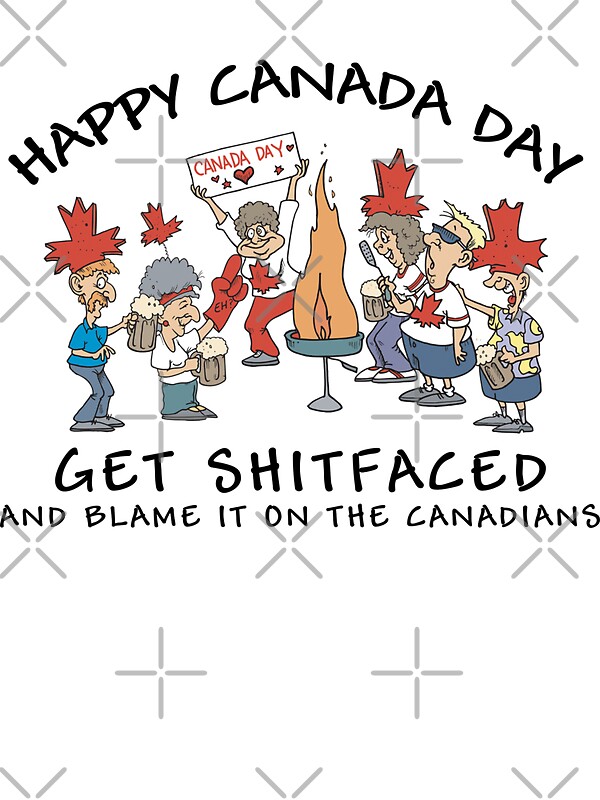 "Funny Canada Day Drinking TShirt" Stickers by HolidayTShirts Redbubble