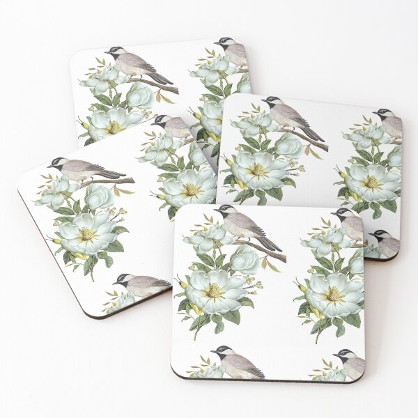 Item preview, NEW FLOWER BIRD PATTERN designed and sold by VividThreadsDesignStudio.