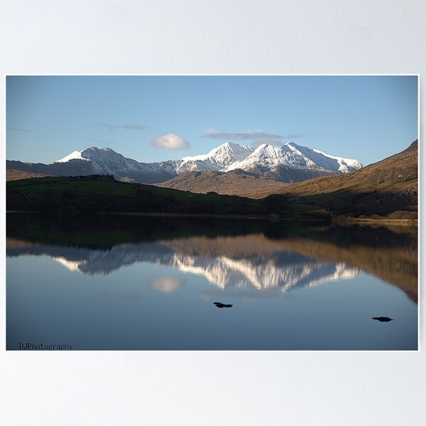Item preview, Snow capped Snowdon Horseshoe designed and sold by Derren Jones.